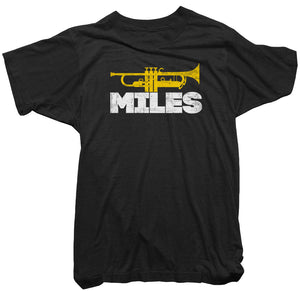 Miles Davis T-Shirt - Trumpet Logo Tee