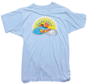 Worn Free T-Shirt - Worn Free Surf Sun halftone Tee