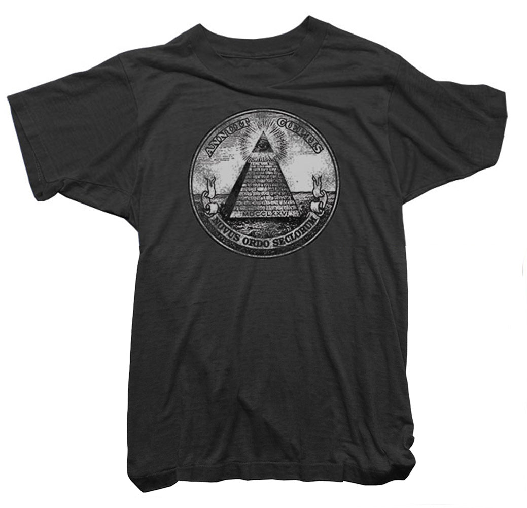 John Lennon T-Shirt. Illuminati Tee worn by John Lennon - Worn Free