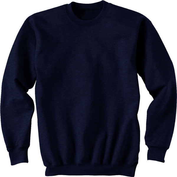 Plain navy sale blue sweatshirt