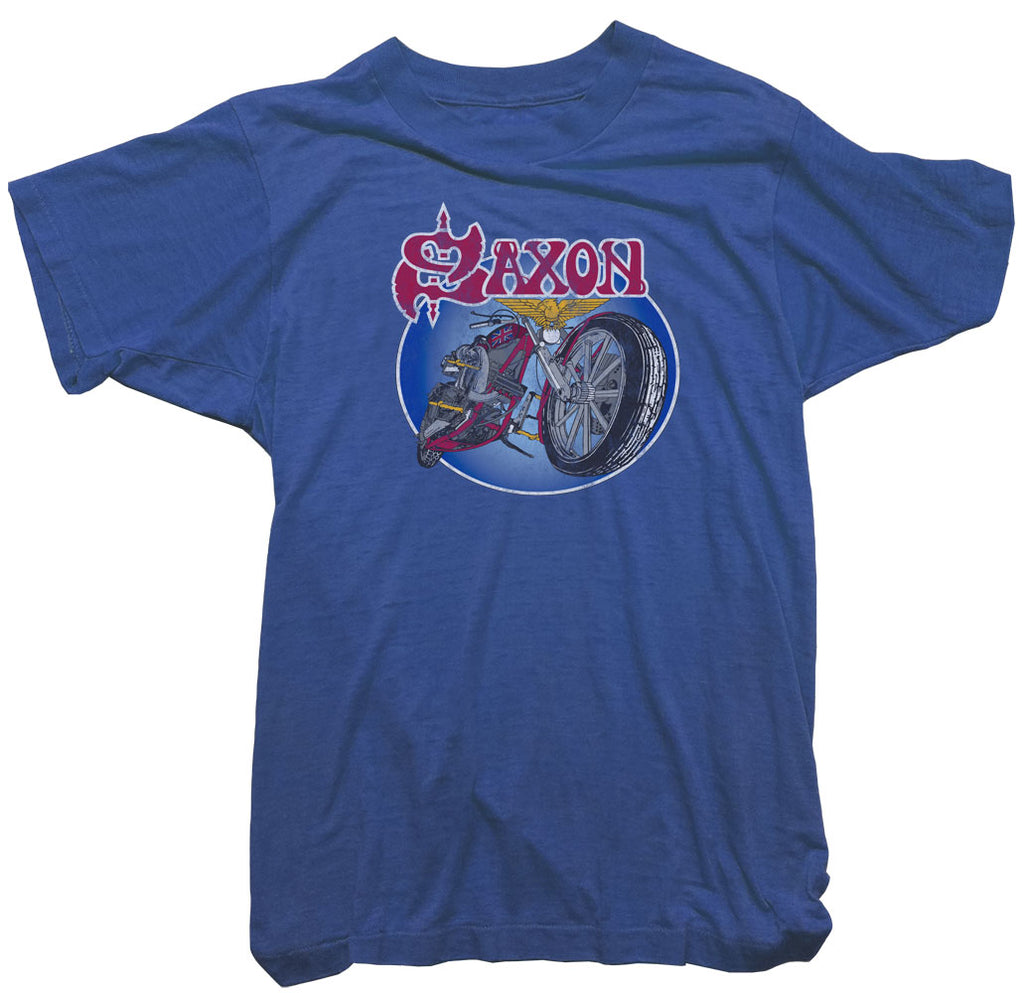 Saxon T-Shirt - Saxon Motorbike Tee