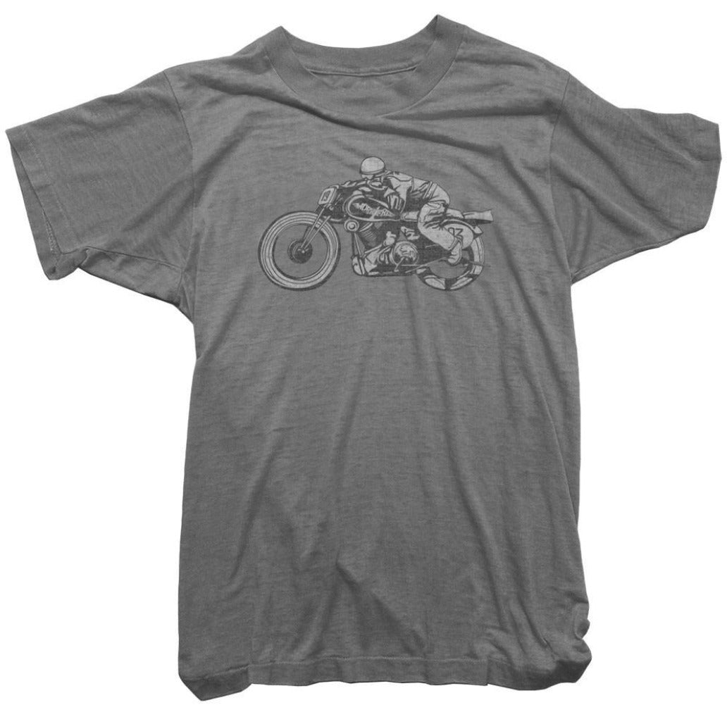 Vintage Motorcycle T-Shirt. Cafe Racer Motor Bike T-Shirt. - Worn Free